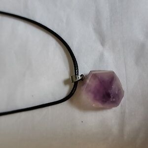 RAW Amethyst Pendant LAST ONE